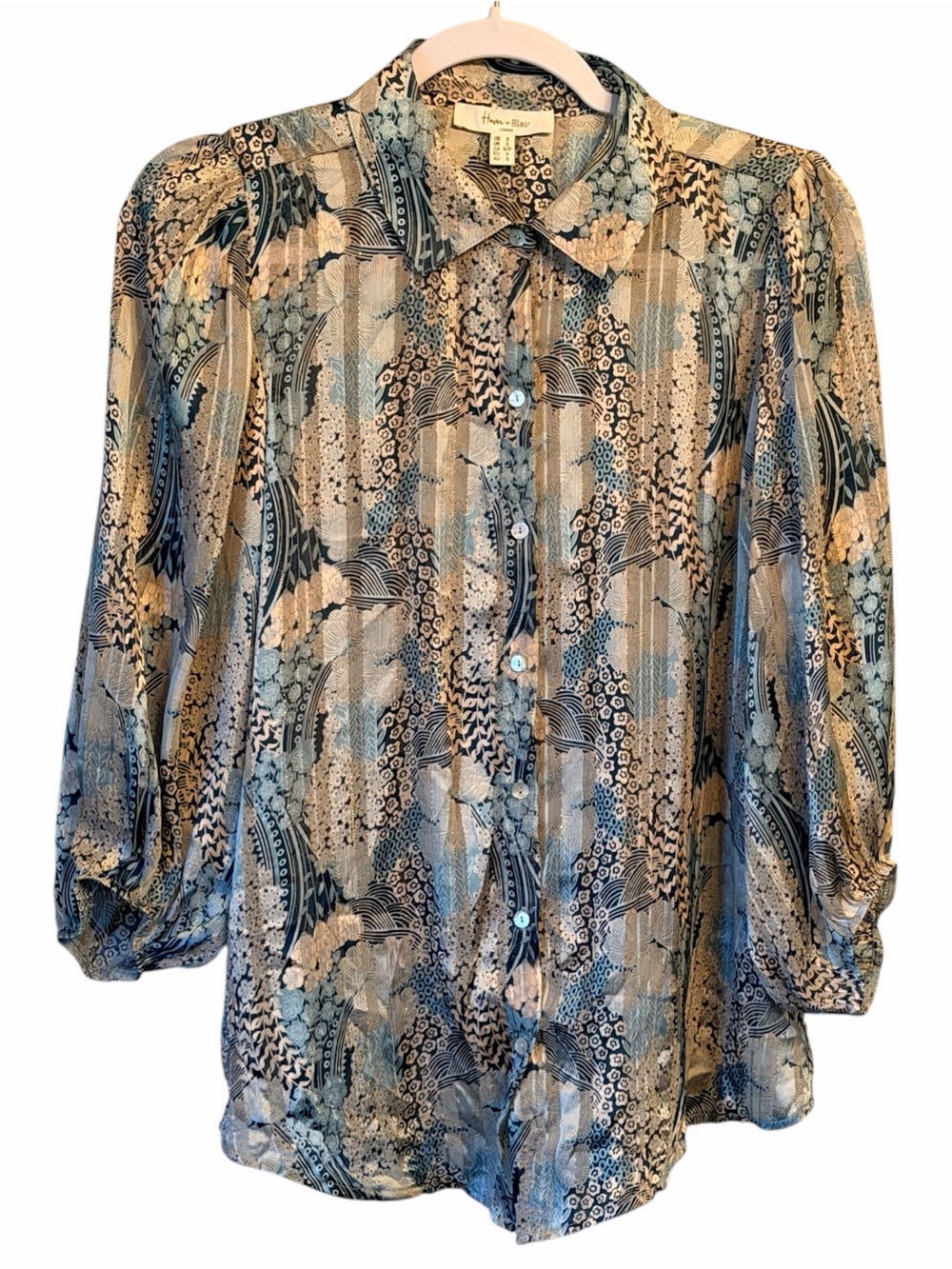 Haver & Blair London 3/4 Sleeve Blouse
